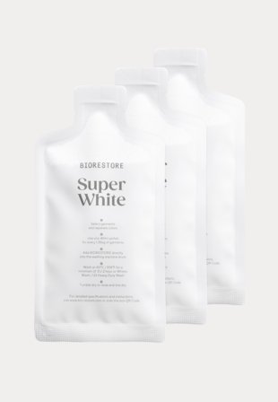 Biorestore - Super White - Transparent - Kläder - - Bubbleroom