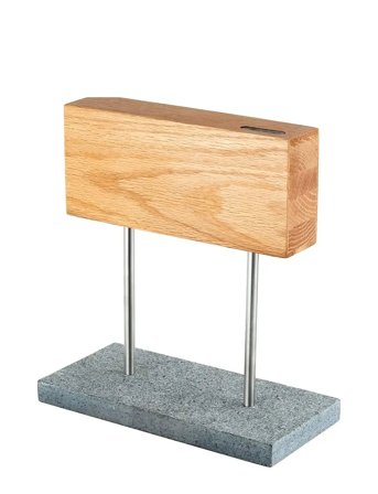 Laguiole Style de Vie | Knife Block Magnetic Oak Sdv | 25X12X27.5CM