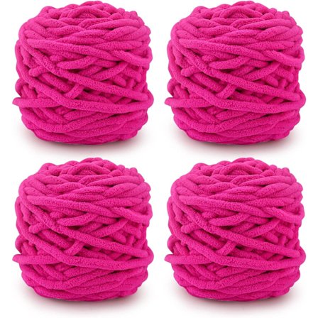 4-trådigt stickgarn, lämpligt för virkning, mjukt och tjockt, lämpligt för olika stickprojekt.