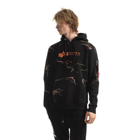 Alpha Industries 106330 241 Bluse Sort, Herre