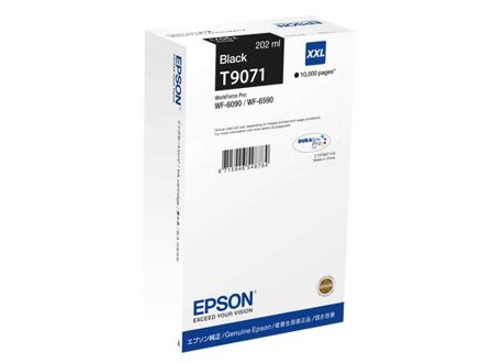 Epson T9071 - XXL-størrelse - svart - original - blekkpatron