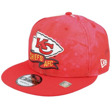 New Era - NFL Červená snapback Kšiltovka - Kansas City Chiefs NFL22 Sideline Ink 9FIFTY Red Snapback @ Hatstore