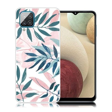 Deco Samsung Galaxy A12 5G etui - grønt blad