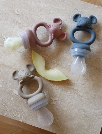 Nuuroo Lauge Silicone Fruit Pacifier 2-Pack - Multi/patterned - 14.5X4X5.5CM