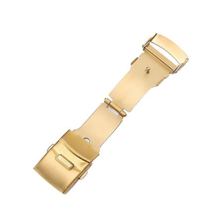 Urspænde Universelt Dobbelt Tryk Rustfrit Stål Ur Sikkerhedslås til Urmagere Gylden 16mm