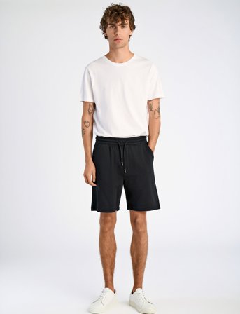 Lindbergh Jersey Drawstring Shorts - Black - M