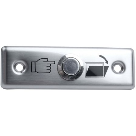 Teräksinen ovipoistumispainikkeen painonappi, kulunvalvontaosa M1L3