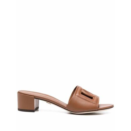 Dolce & Gabbana, Slippers Beżowy, Kobieta, Rozmiar: 36 EU