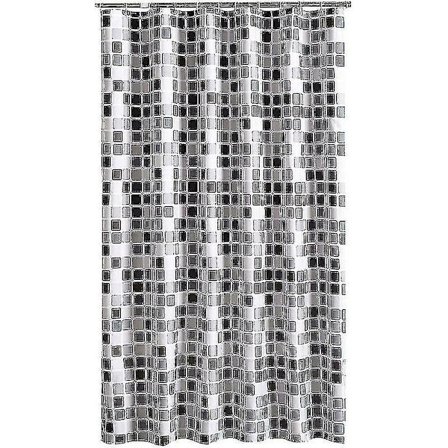 Duschdraperi 200 X 200 Cm (B X H), Mögelresistent, Antibakteriell, Vattenavvisande, Mjuk Polyestertyg