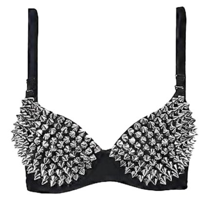 Sexy undertøy Spiker Nagle Dans BH Metallisk Punkstil Push Up Gorge Steampunk BH-er For Kvinner Mote Undertøy BH