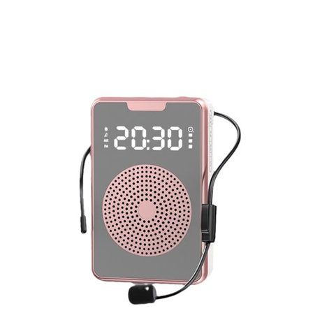 Bærbart mikrofonhodesett, oppladbar høyttaler for trening, guide, klasserom