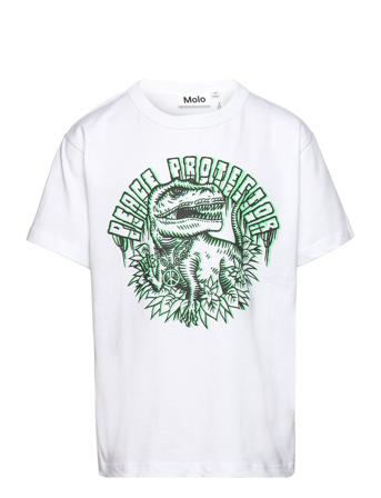 Riley T-shirts Short-sleeved Hvit Molo*Betinget Tilbud