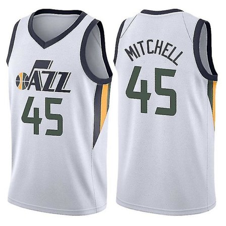 Ny sesong Utah Jazz Donovan Mitchell No.45 Basketball Jersey W