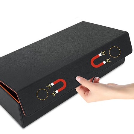 Æske til mindst 600 MTG-kort - Sort/Orange