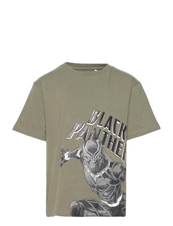 Nkmjez Blackpanther Loose Ss Top Box Mar Khaki Name It