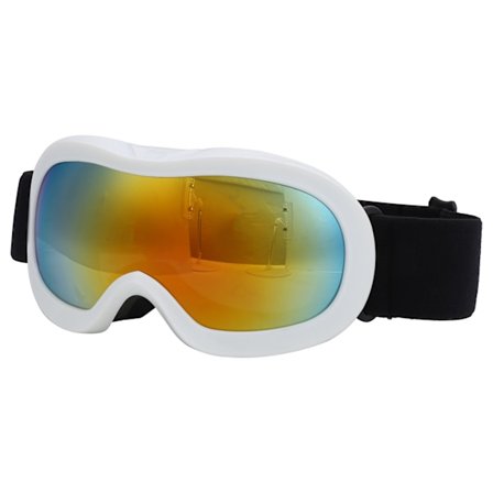 Børne Ski Snowboard Briller Dobbeltlags Linser Anti Dug UV Beskyttelse Hvide