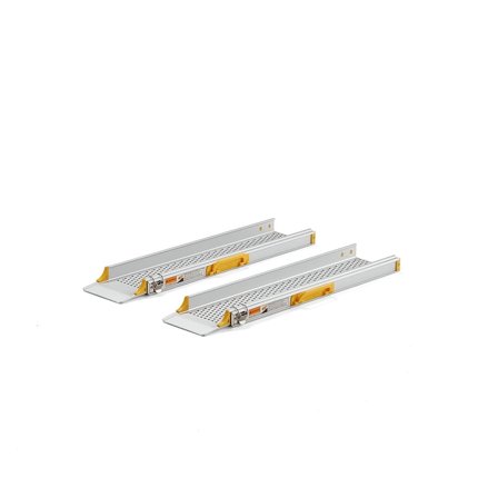 Lastramp teleskop, 205kg/par, 1500x200x50 mm