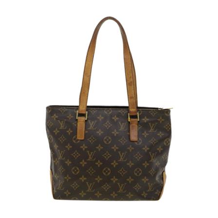 Louis Vuitton Vintage, Pre-owned Cabas Piano Monogram Tote Bag Bruin, Dames, Maat:ONE Size