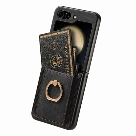 Samsung Galaxy Z Flip 5 - Ringhållare Stötsäkert Korthållarskal