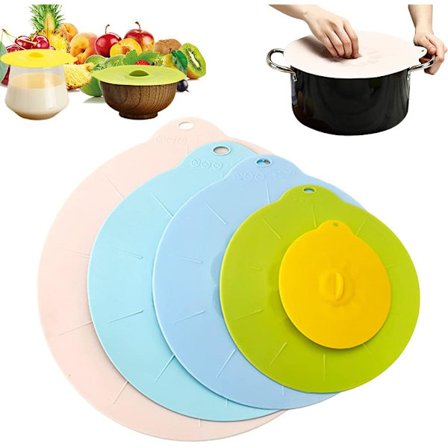 Lokk i matkvalitet silikon, 5 forskjellige størrelser silikon sugekopp L