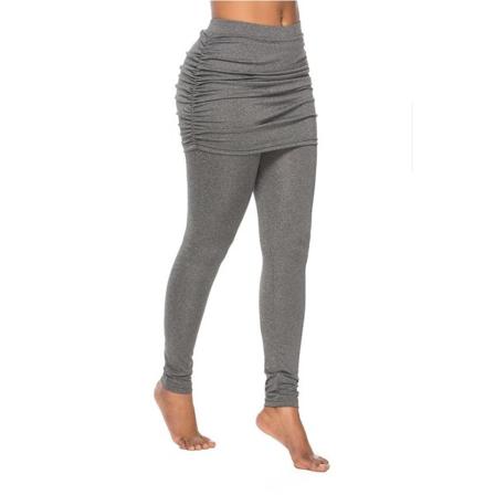2-i-1 Kjol Och Leggings - Grå Grå