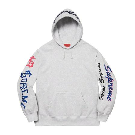 Supreme, Sweatshirt Grijs, Heren, Maat:XL