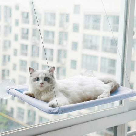 Hængekøje til kæledyr Hængeseng BLÅ