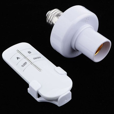 Kaukosäätimen lampun pää E27 * Kaukosäätimen lampun kanta E27 varten