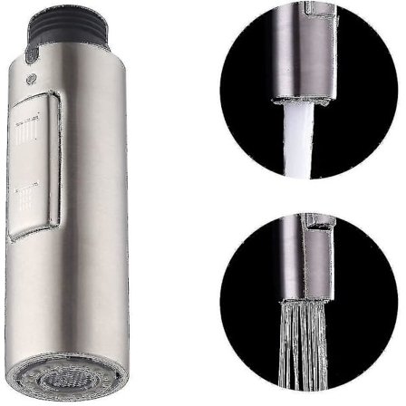 Reservedele til køkkenarmatur håndbruser Universal G1/2 Aftageligt blandingsbatterihoved Rustfrit stål Sus304 Børstet, Pfs200-bs--{AZC}