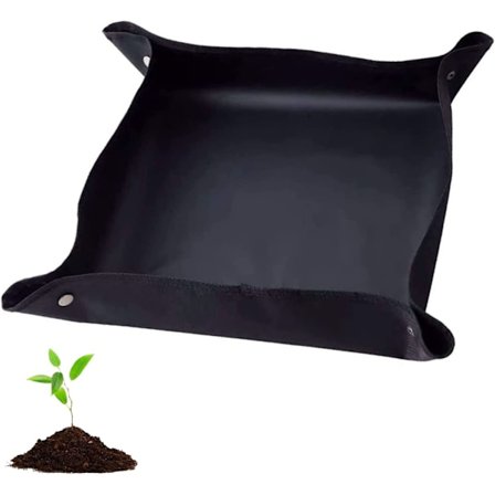 2 stk (50x50cm) Pottematte, Vanntett Plantematte Foldbar Hagematte Hage Blomster Planting Matte for Potting, Sukkulente Planter Innendørs Hage Plante