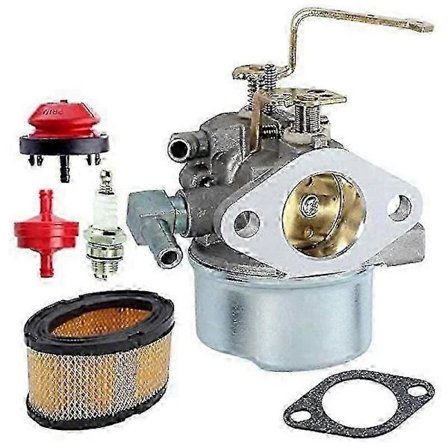Forgasser for Tecumseh 640152 med luftfilter og tennpluggssett kompatibelt med 8HP-10HP motor
