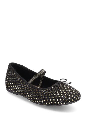Rhinest Ballerinas Ballerinasko Ballerinaer Svart Mango*Betinget Tilbud