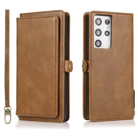 Samsung Galaxy S21 Ultra - Genomtänkt Praktiskt 2-1 Plånboksfodral