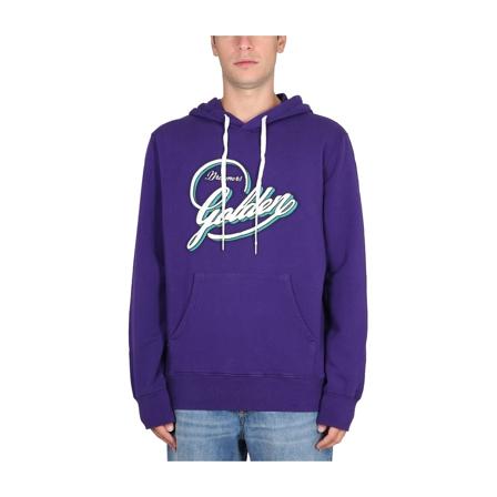 Golden Goose Sweatshirts , Paars , Heren , Maat: L