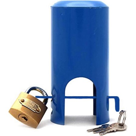 Isolert hageslange og lås for vannbesparende beskyttelse, låsesystem for å forhindre tyveri og vandalisme av utendørskraner, hagekransbeskyttelse