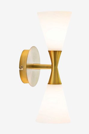 Herstal - Vegglampe Harlekin Duo - Messing - Vegglamper - Fra Homeroom