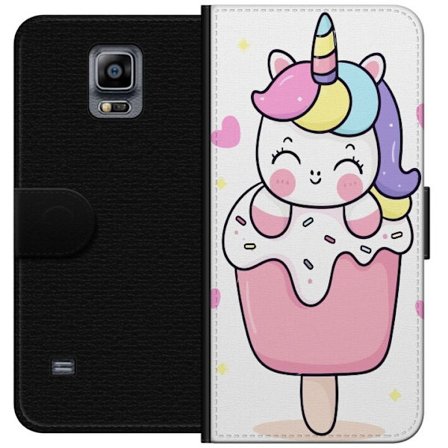 Plånboksfodral till Samsung Galaxy Note 4 med Glad enhörning