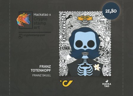 Østrig - Hackatao Franz kranie - Kryptofrimærke