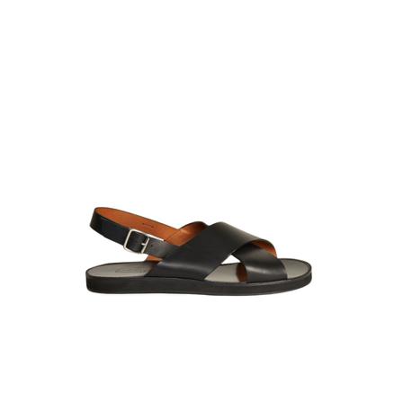 Anthology Paris Birmanie leather sandales Sort, Herre Sandaler, Størrelse: 40 EU