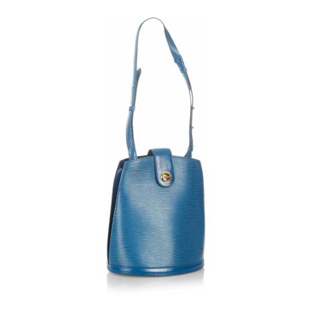 Louis Vuitton Vintage, Pre-owned Bag Blauw, Dames, Maat:ONE Size,leather