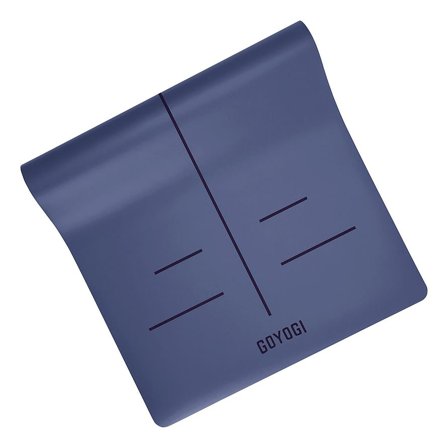 GOYOGI Premium Signature Yogamåtte Blue, Sport & Velvære, Yogaudstyr, Yogamåtter