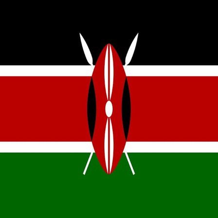 Kenyansk flagga 100