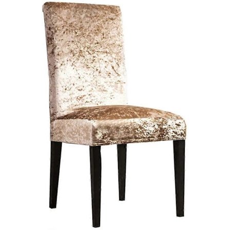 Tjockt Sammet Stolsöverdrag Matsalsstol Överdrag Elastiskt Stretch Stolsöverdrag Fodral