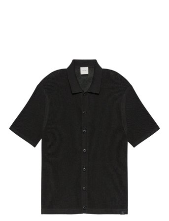 Ss Cttn Msh Bttn Frn Black Calvin Klein Jeans