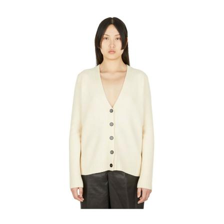 Jil Sander Deep V-Neck Cardigan inbo, Dame Striktrøjer