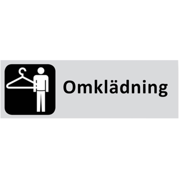 Informationsskylt om Herr 225x80mm