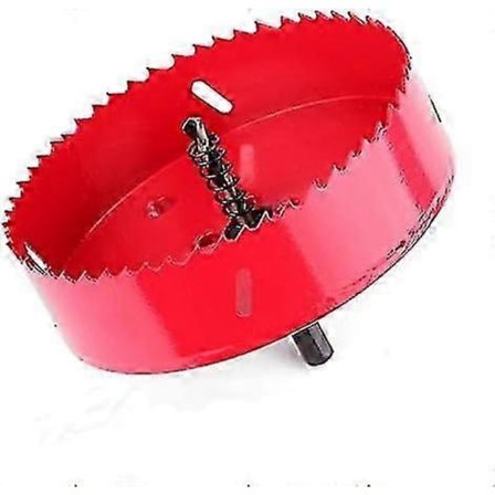 130 mm reikäpora - M42 Hss Bi-metalli puuporanterä kuusiokannalla ja keskittävällä pyörösahalla - Sarja metallille, raudalle, alumiinille, puulle