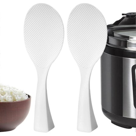 Standing Rice Cooker for Home, Non-Stick Rice Paddle, No Deformation and No Damage to the Pan, Moderate Hardness (2-Pack)