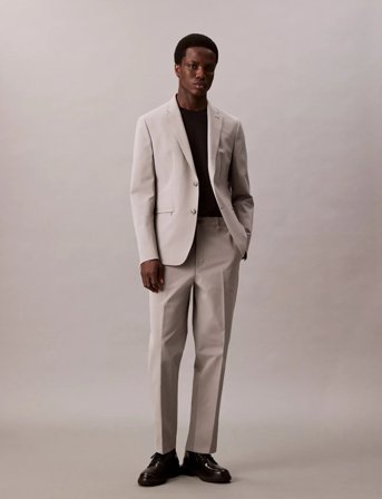 Calvin Klein Tech Half Elastic Trouser - Grey - 38