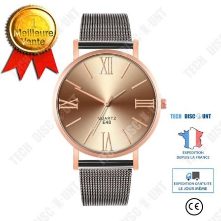 Armbandsur - TD - Casual och Business - Kvarts - Mesh - Present till Man